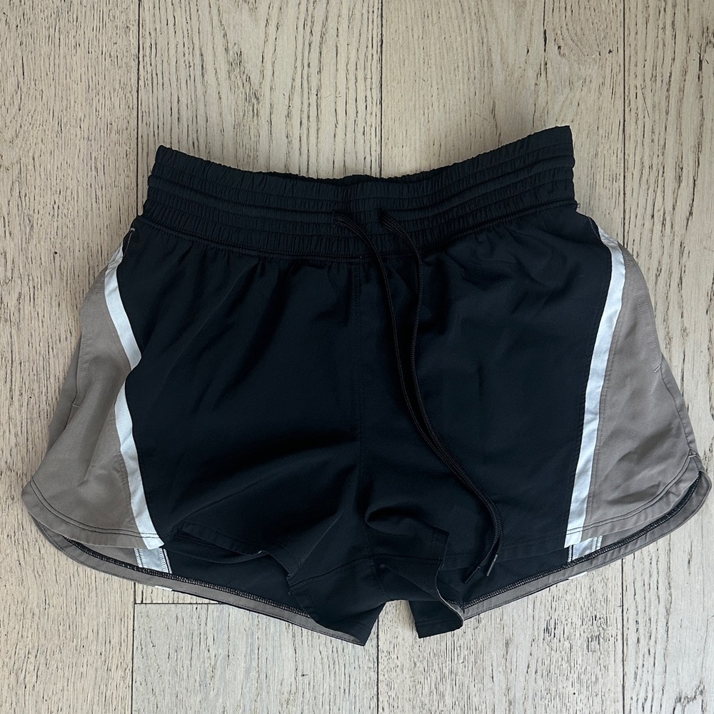 YPB A&F Black and Tan Women's Shorts